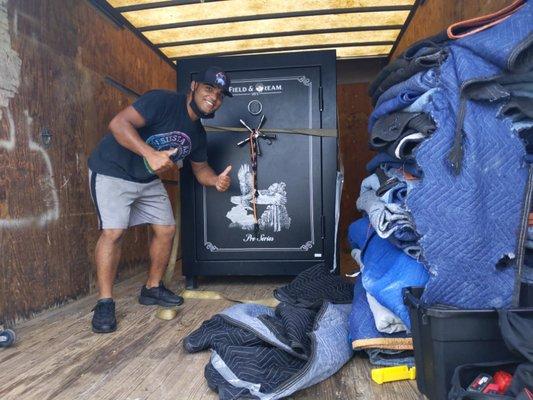 Moving a HUGE gun safe!