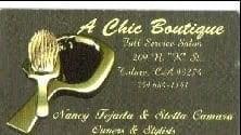 A CHIC BOUTIQUE FULL SERVICE SALON