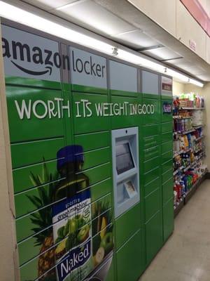 Amazon locker requires a pre-authorized combo