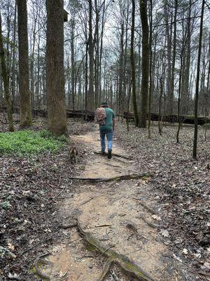 Well marked and paved trails