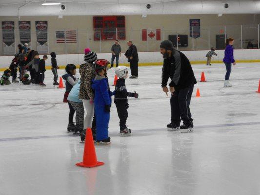 Learn to Skate classes are offered year-round.