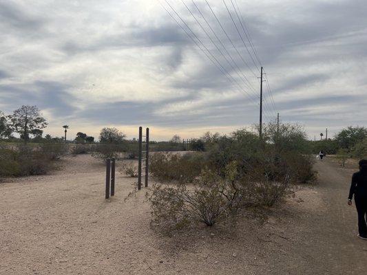 Breakout workout equipment along the main loop