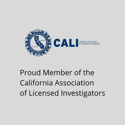 Member of the California Association of Licensed Investigators