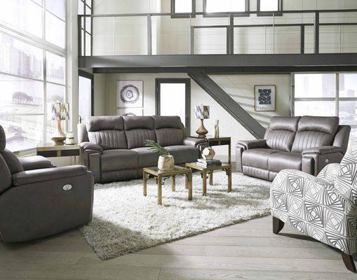 Southern Motion Power Soda and Loveseat