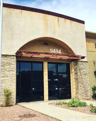 Building front - Las Vegas Counseling entrance is around the left side toward the back of the building.