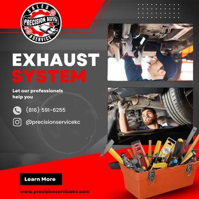 Top Exhaust Repair Services in Kansas City.
Discover the Best in Exhaust Repair at Precision Auto Kansas City.