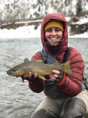 Fly Fishing Eagle River for trout in Avon, Colorado