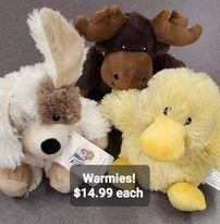 We carry the best snuggle stuffies.