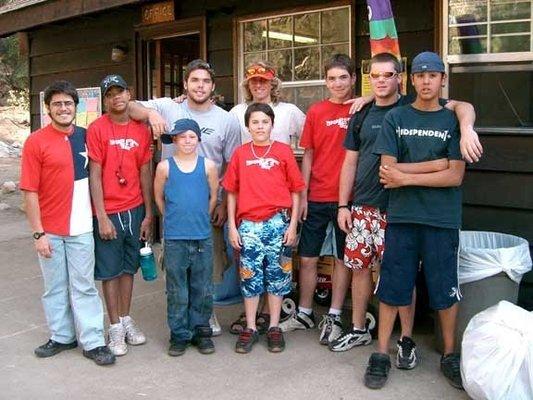 Camp Counselors (Erich, Kelso and Patrick) with kids (Summer 2004)