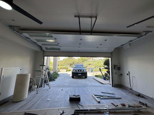 Custom Garage door installation