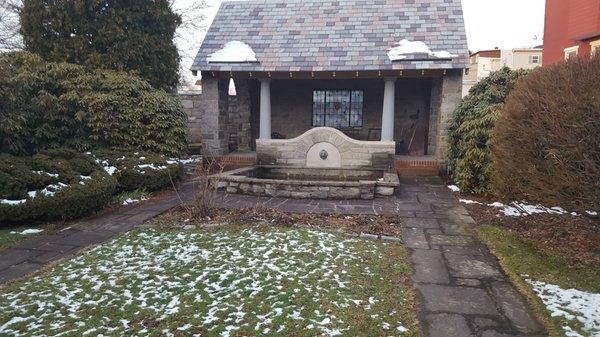 Fountain in the garden