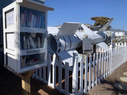 Did we say Missiles and More?  Talos Missile and a little library! Find our historic walking tour on pocketsights.com