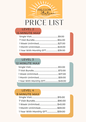 Our Price List