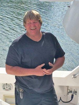 Robert Baranowski of Robert's Marine Service, the most reliable and reasonable boat mechanic in South Florida!