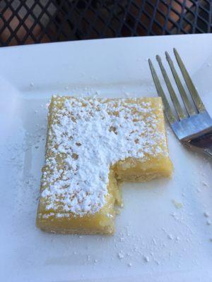 Lemon bar. Good