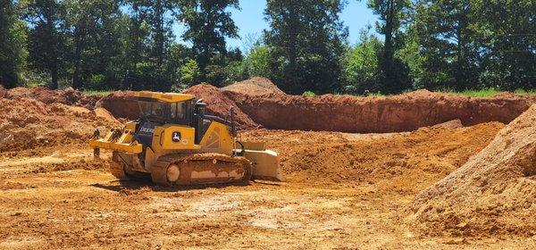 land clearing, site prep