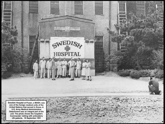 Swedish Hospital at Pusan, September 18 1951