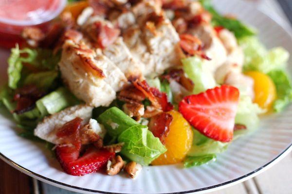 Visit Our Website for our Daily Specials Menu -- Like this Strawberry Pecan Grilled Chicken Salad!