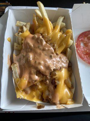 Fries animal style