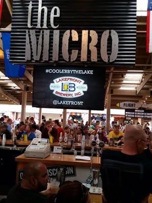 Beer lovers take shelter from ordinary beer at The Micro.