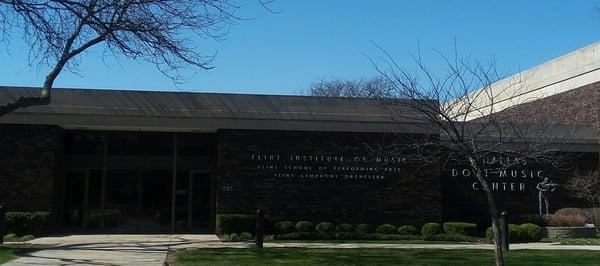 Flint Institute of Music building.