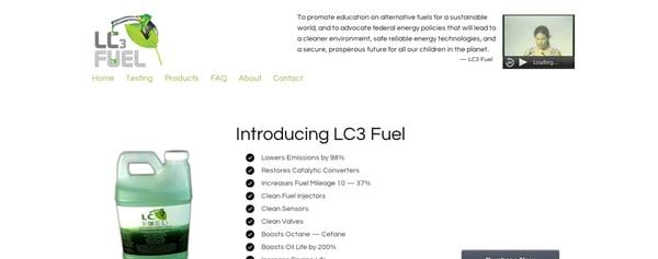 LC3 Fuel Web Design Project