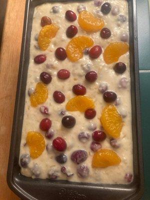 Notice how full this loaf pan is. It never would have baked.