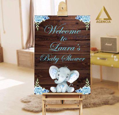 Beautiful Custom Baby Shower Signs.