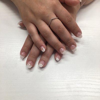 Acrylic Full set with Forever French