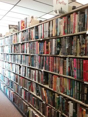 Thousands of books in several genres from which to choose.