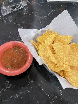 Free chips and salsa