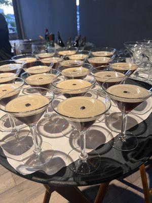 Wedding Catering - espresso martinis