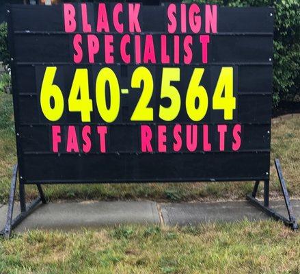 Black Sign Specialist