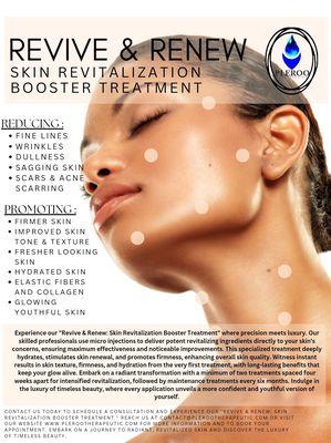 Rejuvenate and hydrates with one treatment, that last up to six months