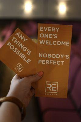 Everyone's welcome - nobody's perfect!