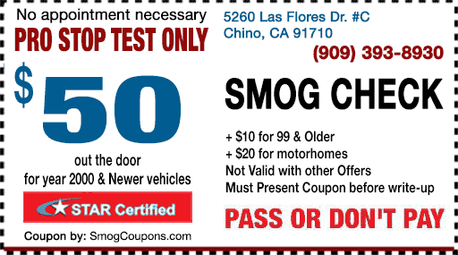 Pass or Don't Pay Smog Test