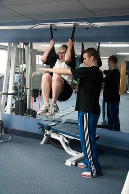 Hanging Leg Raises, another incredible core exercise