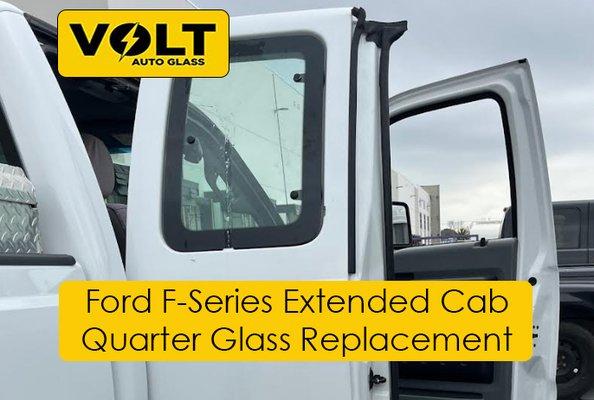 Ford F Seiries Quarter Glass Replacement