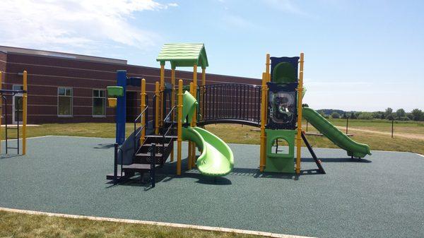 New playground equipment