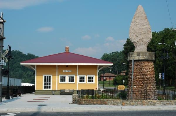 Old Fort Train Station, historic preservation