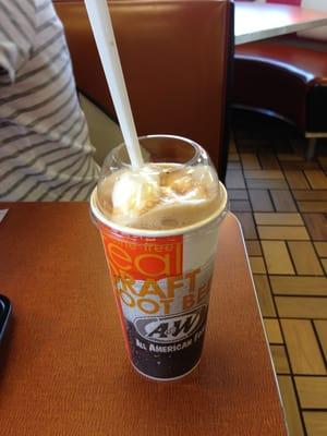 Root beer float