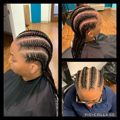 Feed in braids