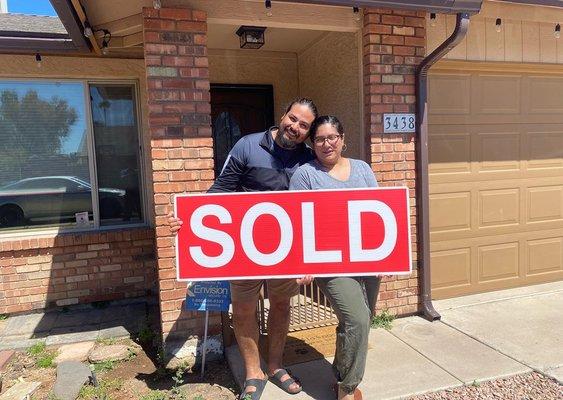 Congrats to my buyers on the purchase of the purchase of there home