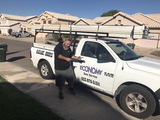 TJ from Economy Garage Door service.