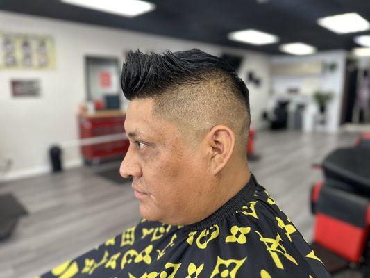 Medium high fade