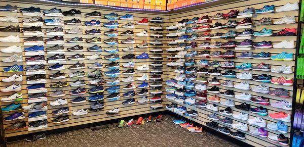 Our Fairfield Location Shoe Wall!