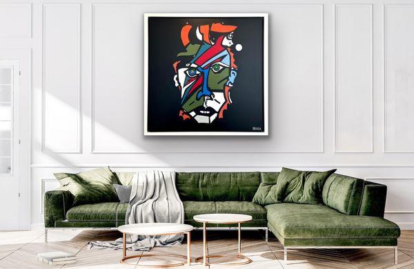 BRASA Artwork in a staged home setting