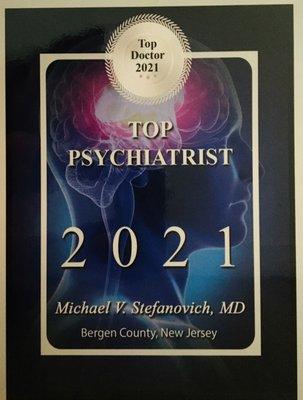 Michael V. Stefanovich MD
Top Psychiatrist 2021