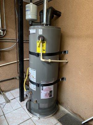 Water heater installation