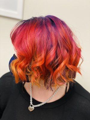 color and cut